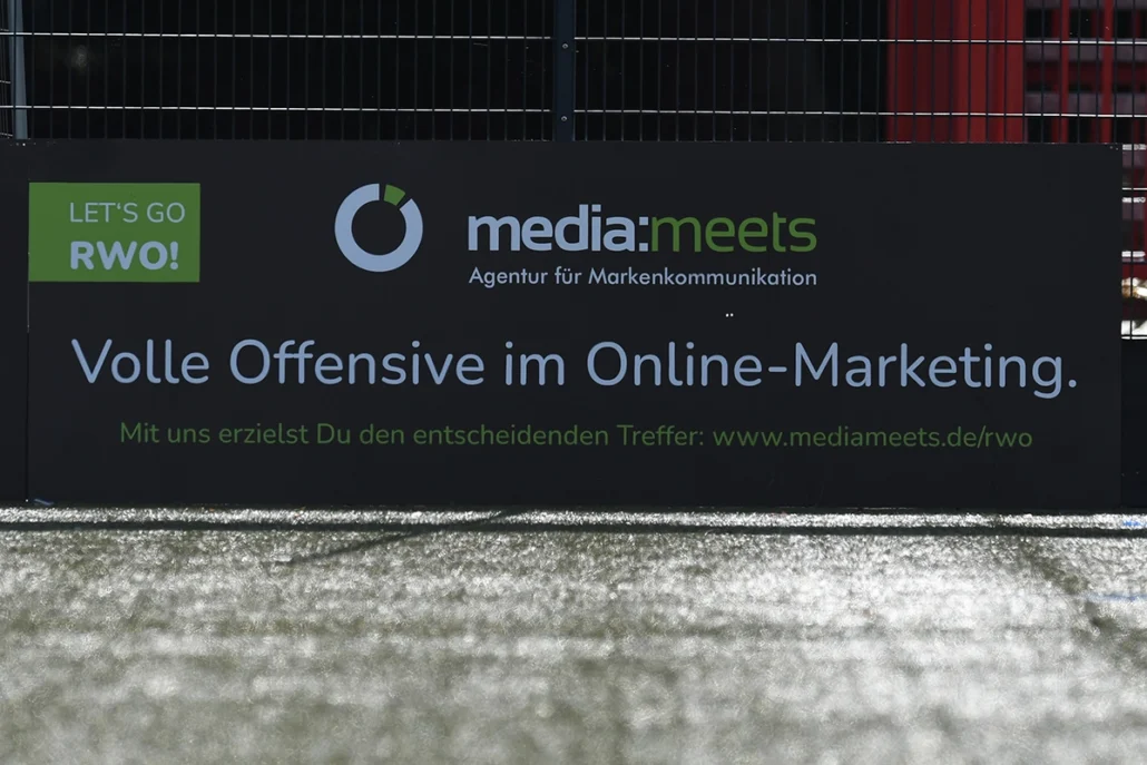 mediameets werbebande rwoberhausen